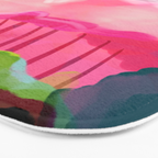 pink mountain Bath Mat Gallery Image 3