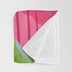 pink mountain Throw Blanket Gallery Image 3