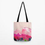 pink mountain Tote Bag Gallery Image 2