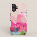 pink mountain iPhone Case Gallery Image 1
