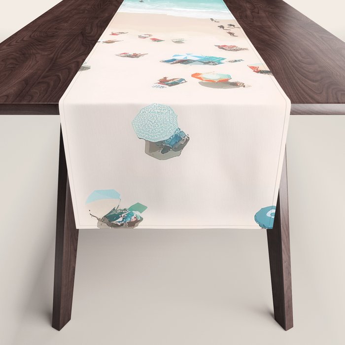 Pastel Beach Day Table Runner Gallery Image 1