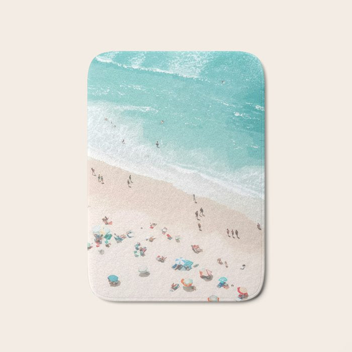Pastel Beach Day Bath Mat Gallery Image 1