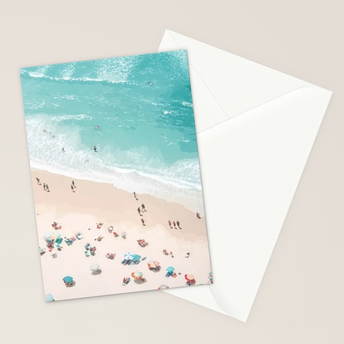 Pastel Beach Day Stationery Card Gallery Image 2