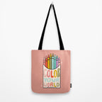 Color Your World Tote Bag Gallery Image 2