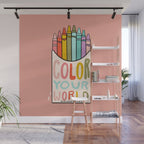 Color Your World Wall Mural Gallery Image 1