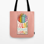 Color Your World Tote Bag Gallery Image 1