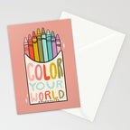 Color Your World Stationery Card Gallery Image 2