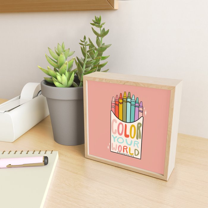 Color Your World Mini Art Print Gallery Image 2