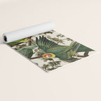 Carolina Parrot - John James Audubon's Birds of America Print Yoga Mat Gallery Image 2