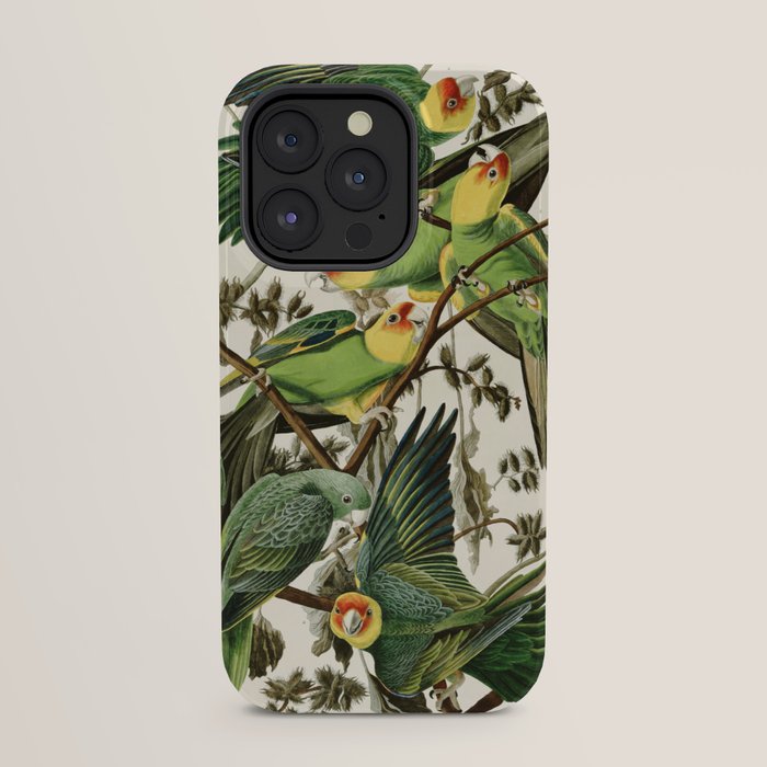 Carolina Parrot - John James Audubon's Birds of America Print iPhone Case Gallery Image 23