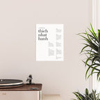 Thich Nhat Hanh Quote Collections on mindful living  Poster Gallery Image 2
