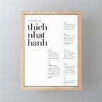 Thich Nhat Hanh Quote Collections on mindful living  Mini Art Print Gallery Image 1