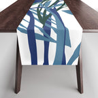 Beauty outside - mint floral Table Runner Gallery Image 1