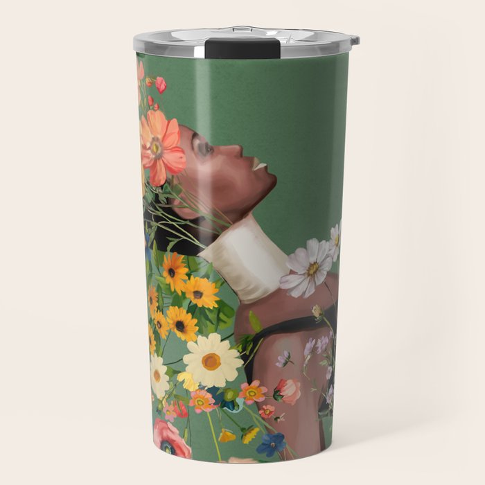 A Soul in Bloom Travel Mug Gallery Image 1