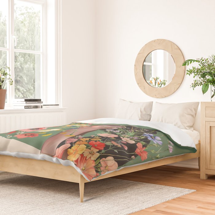 A Soul in Bloom Duvet Cover Gallery Image 2