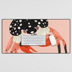 Vivid Crab Desk Mat Gallery Image 1