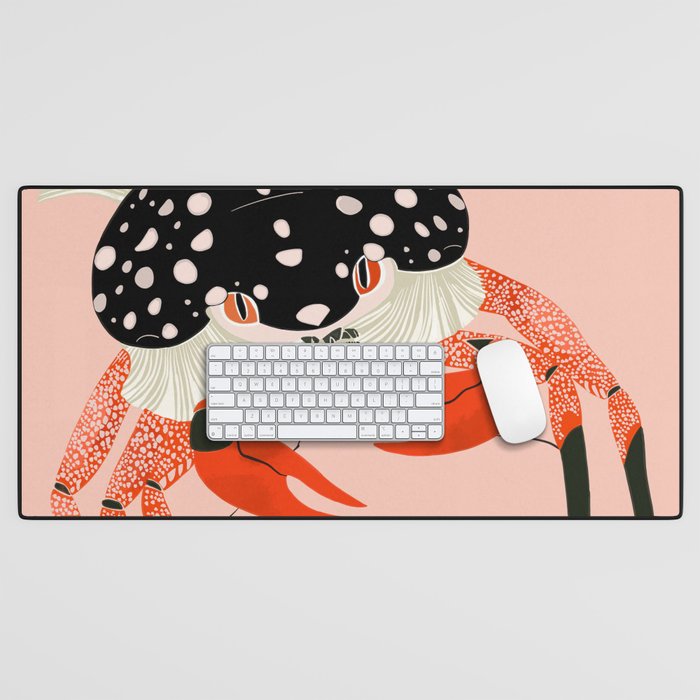 Vivid Crab Desk Mat Gallery Image 1