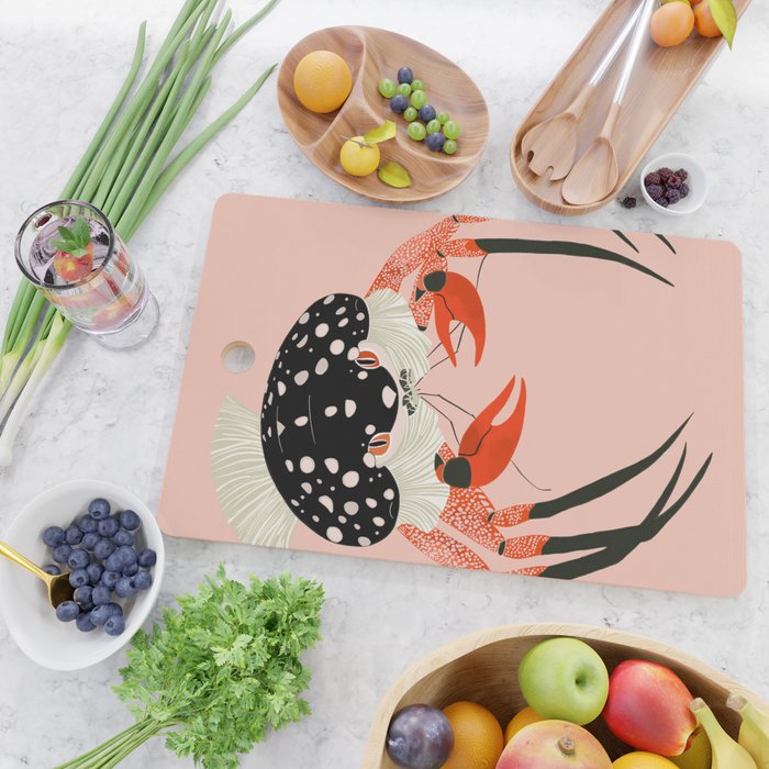 Vivid Crab Cutting Board Gallery Image 2