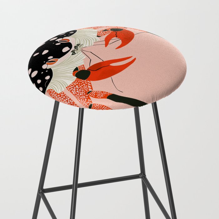 Vivid Crab Stool Gallery Image 2