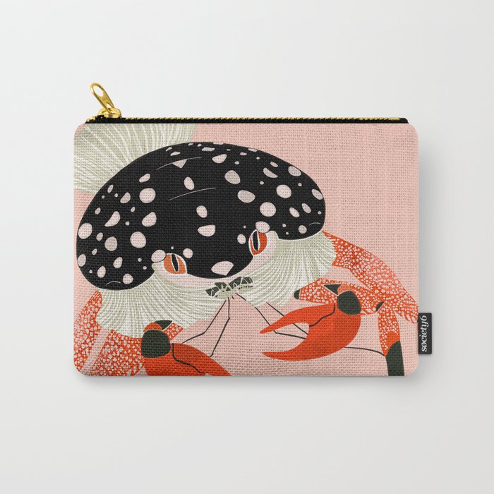 Vivid Crab Carry All Pouch Gallery Image 1