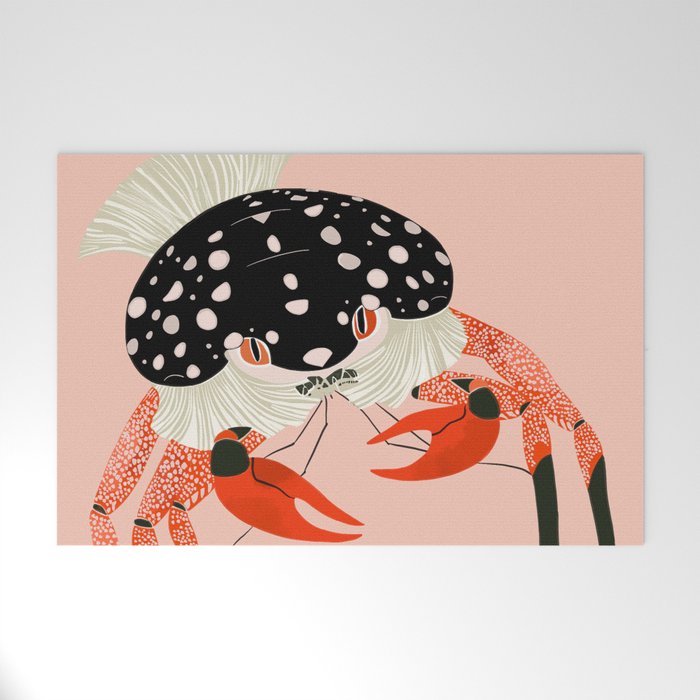 Vivid Crab Welcome Mat Gallery Image 1