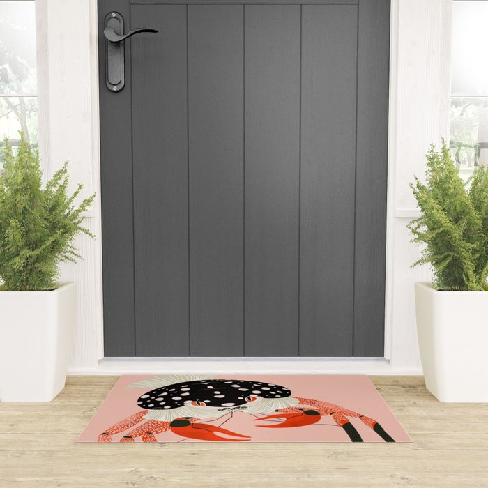 Vivid Crab Welcome Mat Gallery Image 3
