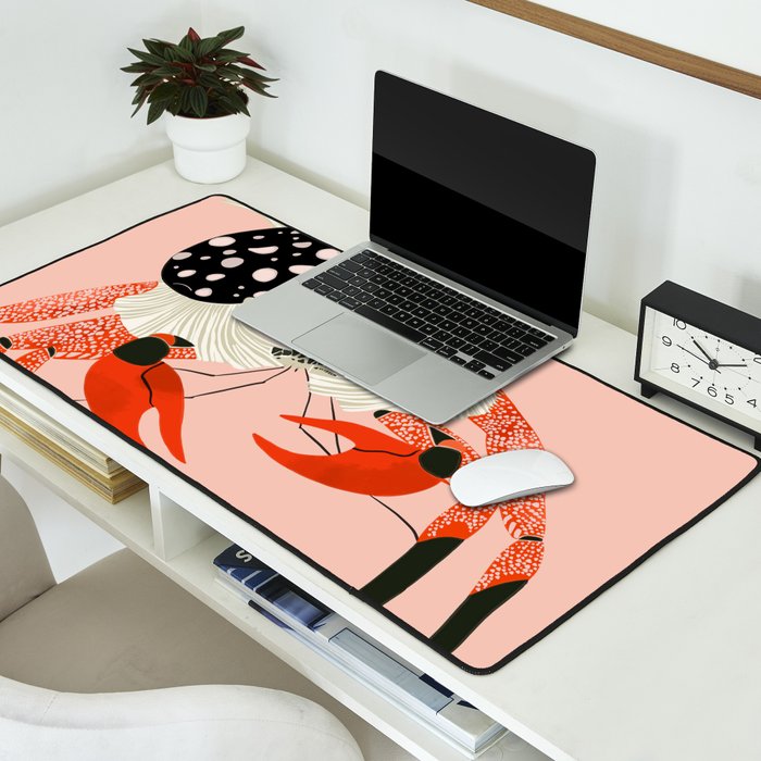 Vivid Crab Desk Mat Gallery Image 2