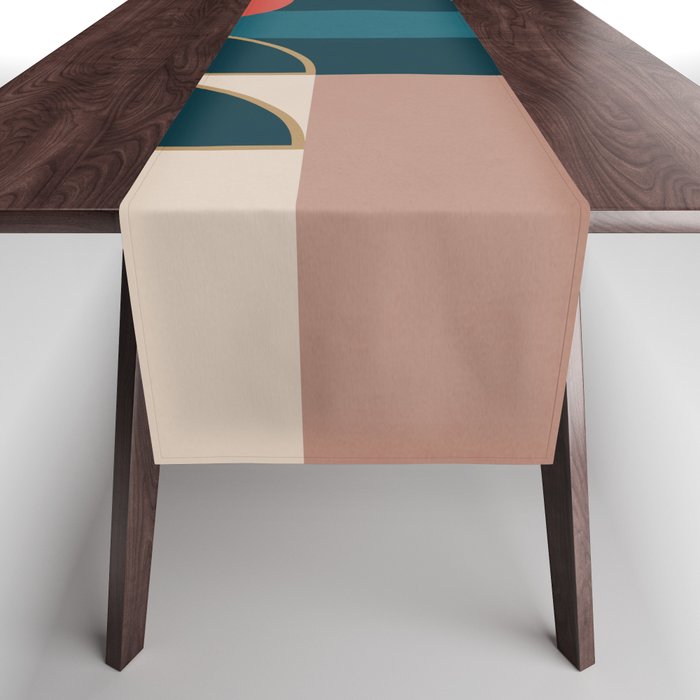 Geometric Abstraction 183 Table Runner Gallery Image 1