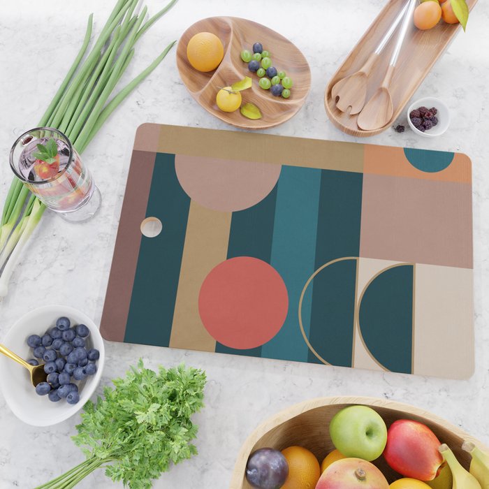 Geometric Abstraction 183 Cutting Board Gallery Image 2