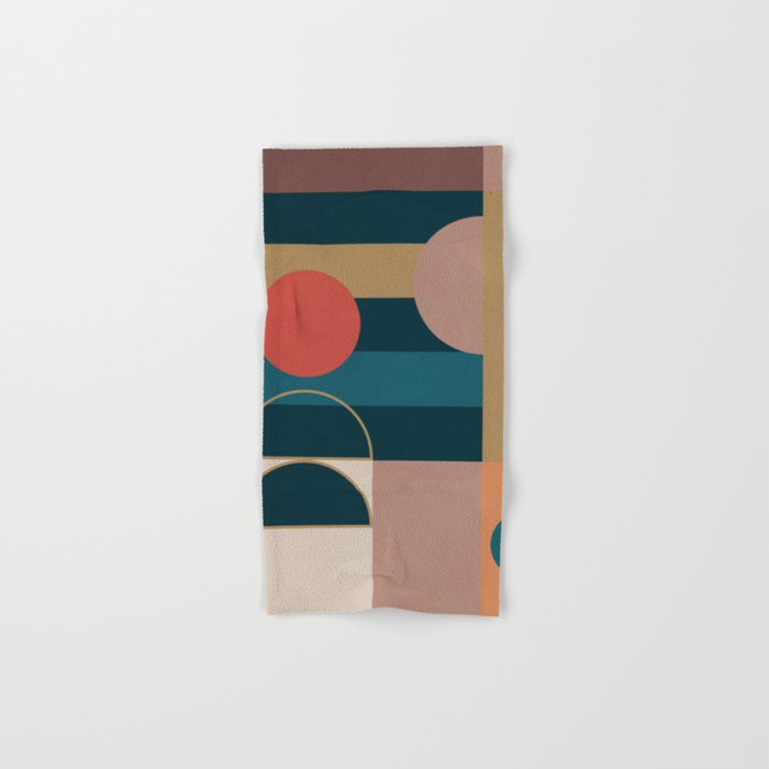 Geometric Abstraction 183 Bath Towel Gallery Image 1