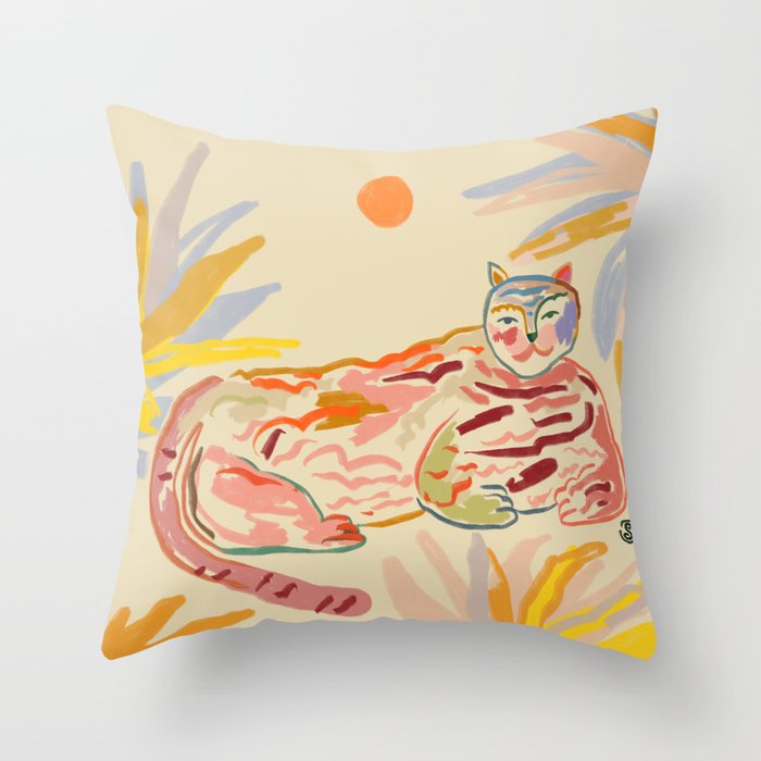 WILD AND CALM Throw Pillow Gallery Image 6