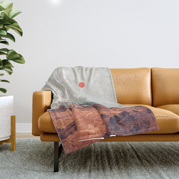 Wirelessly connected to Eternity Throw Blanket Gallery Image 1