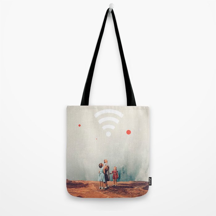 Wirelessly connected to Eternity Tote Bag Gallery Image 2