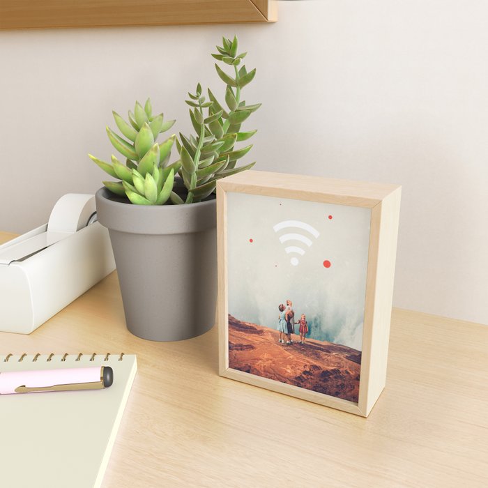 Wirelessly connected to Eternity Mini Art Print Gallery Image 2