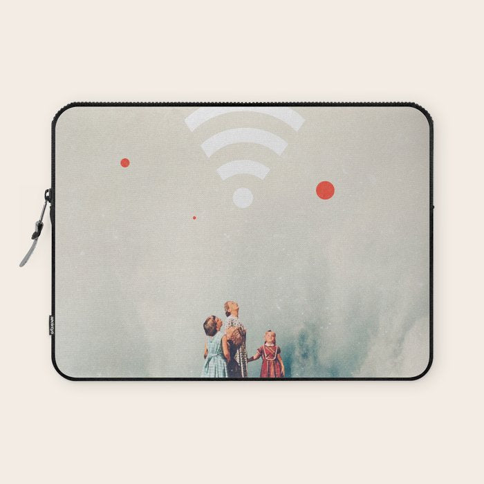 Wirelessly connected to Eternity Laptop Sleeve Gallery Image 1