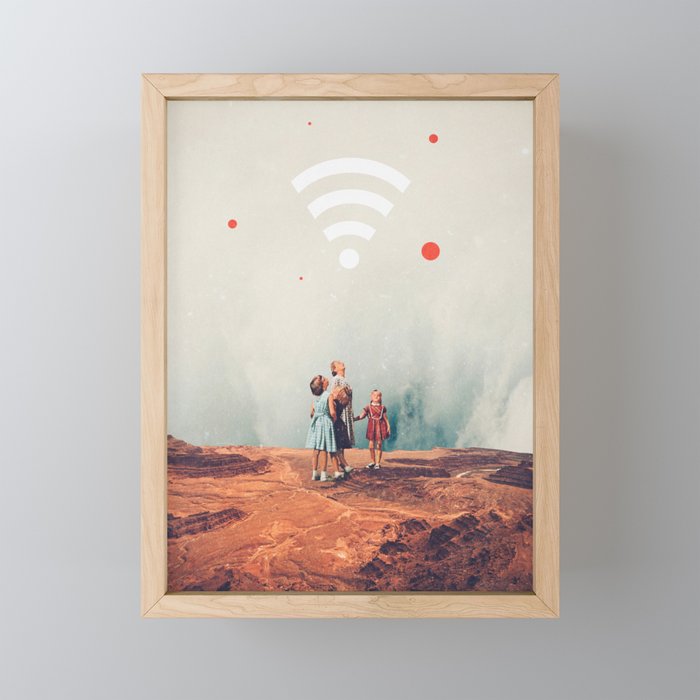 Wirelessly connected to Eternity Mini Art Print Gallery Image 1