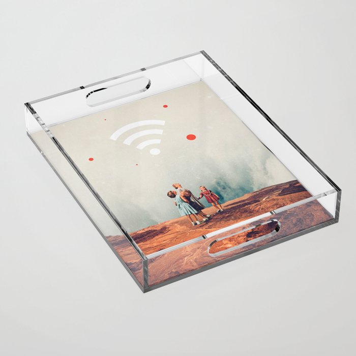 Wirelessly connected to Eternity Acrylic Tray Gallery Image 1