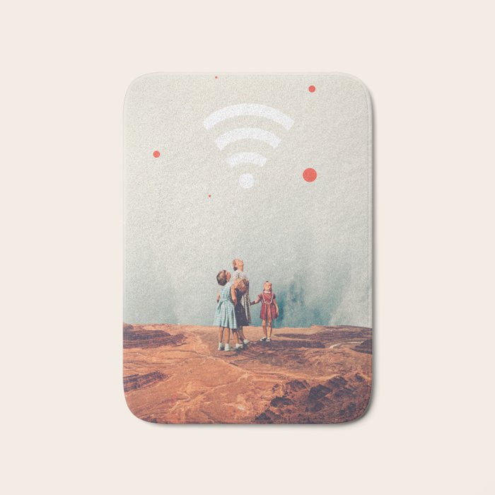 Wirelessly connected to Eternity Bath Mat Gallery Image 1