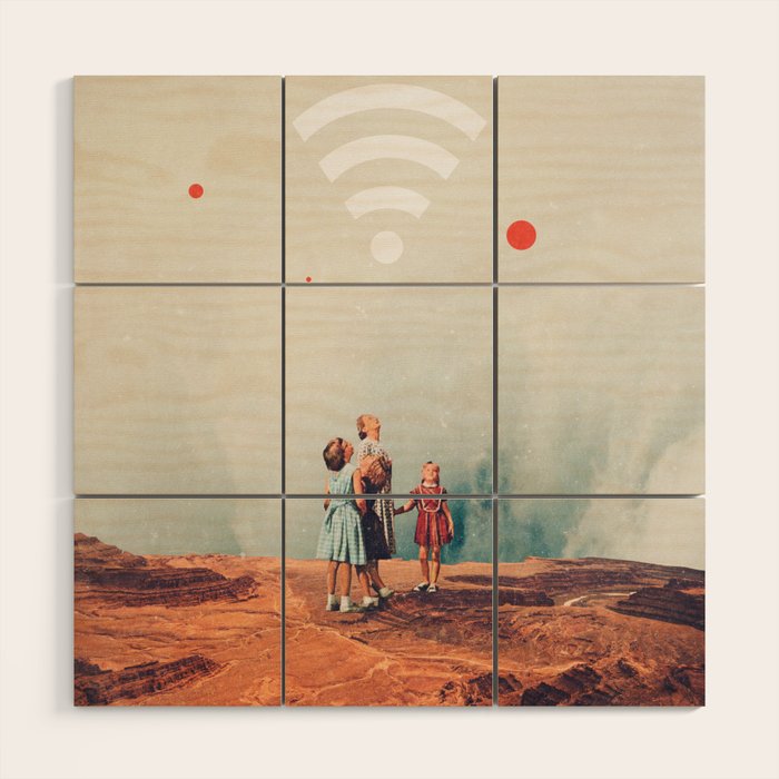 Wirelessly connected to Eternity Wood Wall Art Gallery Image 1