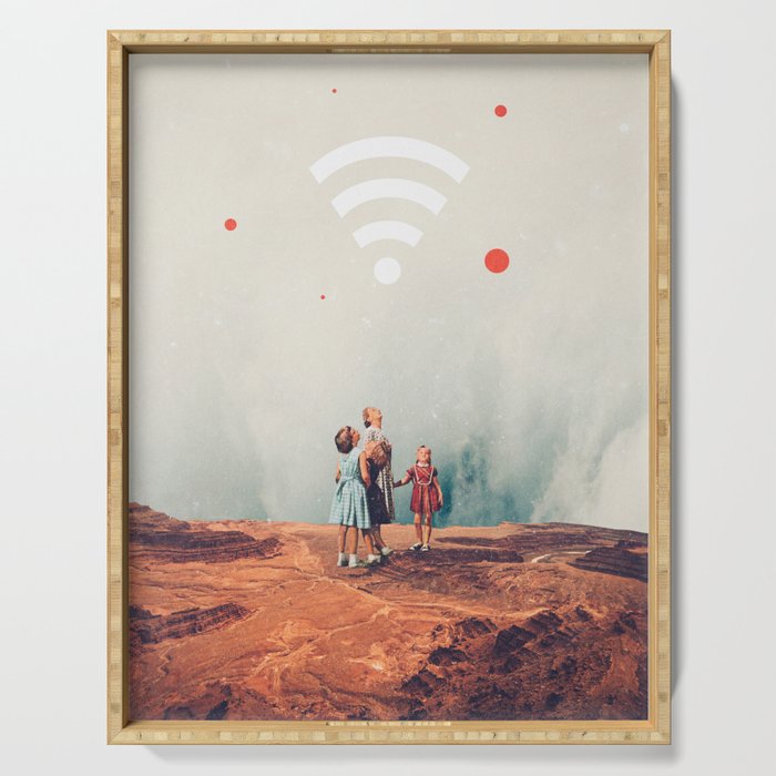 Wirelessly connected to Eternity Serving Tray Gallery Image 1