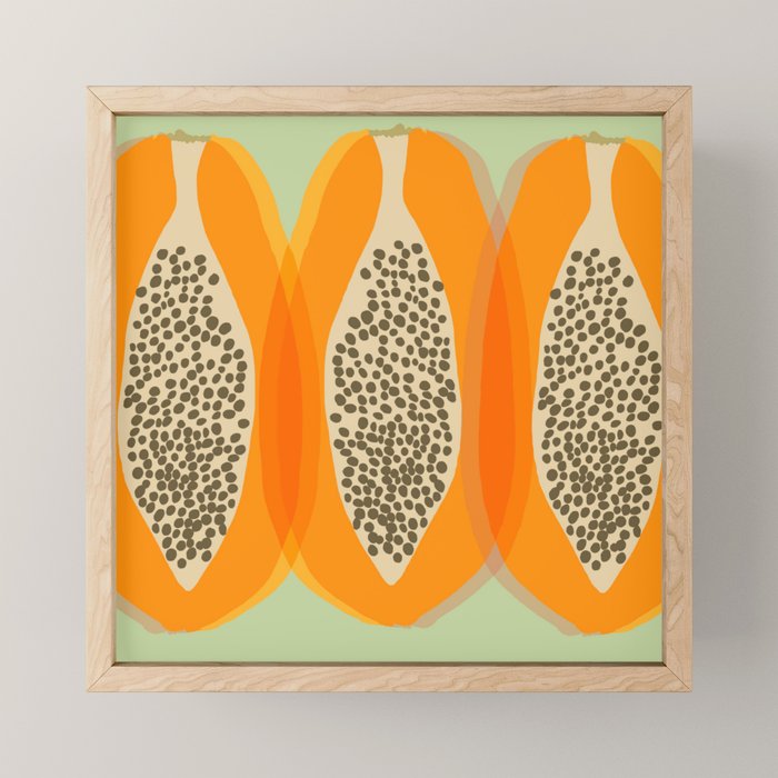 Papaya Mini Art Print Gallery Image 1