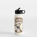 Burning Daylight - Black, Cream, Rust Water Bottle Gallery Image 1