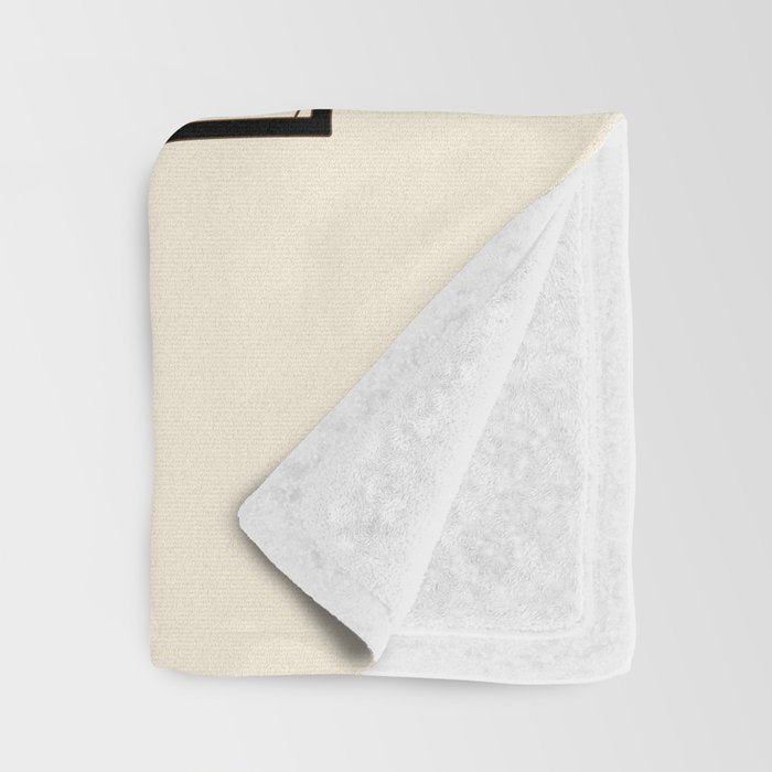 Burning Daylight - Black, Cream, Rust Throw Blanket Gallery Image 3