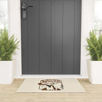Burning Daylight - Black, Cream, Rust Welcome Mat Gallery Image 3