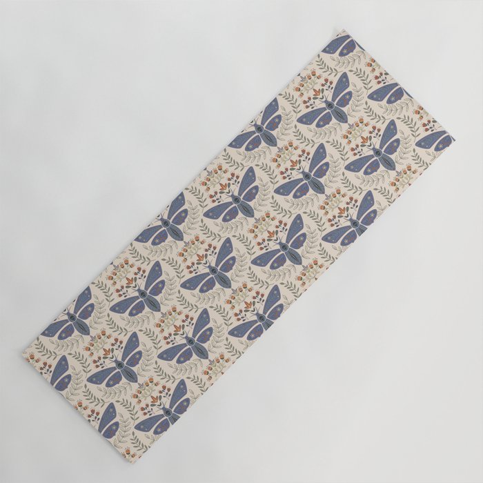 Magical Death Head Moth Yoga Mat Gallery Image 1