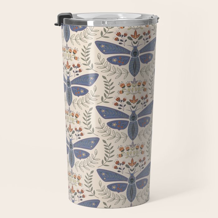 Magical Death Head Moth Travel Mug Gallery Image 3