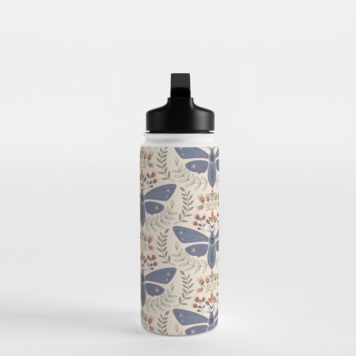 Magical Death Head Moth Water Bottle Gallery Image 3