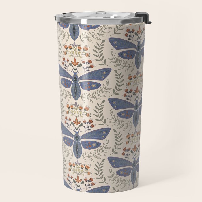 Magical Death Head Moth Travel Mug Gallery Image 2