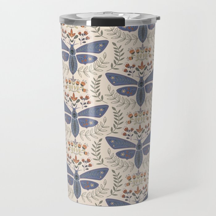 Magical Death Head Moth Travel Mug Gallery Image 1