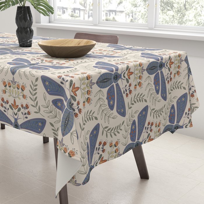 Magical Death Head Moth Tablecloth Gallery Image 3